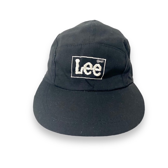 LEE Women’s Vintage Black Adjustable Logo Hat Cap. Size OS main image 6
